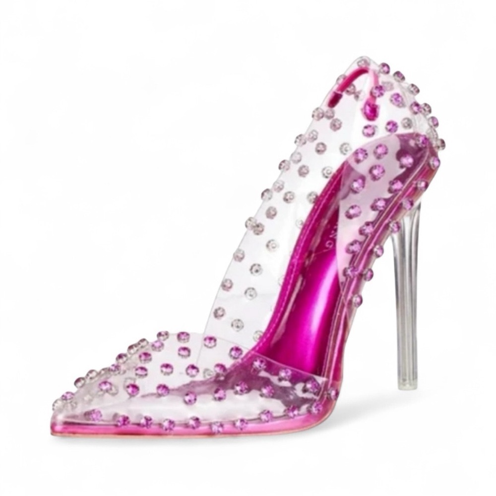 Elegant Fuchsia Studded Azalea Wang Women's Heels. Size 8. 2 pair avail 🔥🔥- NWT